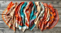 boho printed scarves list