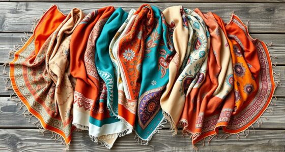 boho printed scarves list