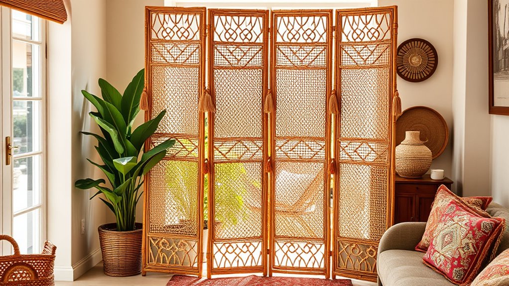 boho room divider ideas