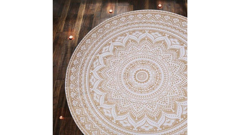 boho round cotton tapestry