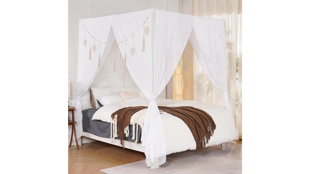 boho tassel canopy drapes