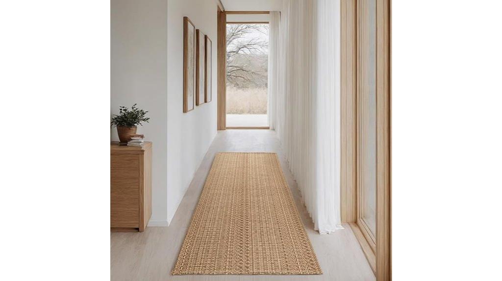boho washable entryway rug