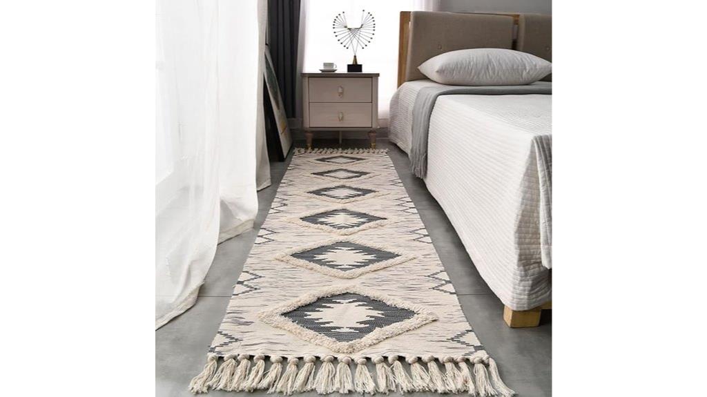 boho washable hallway runner