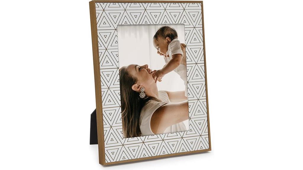 boho wooden photo frame