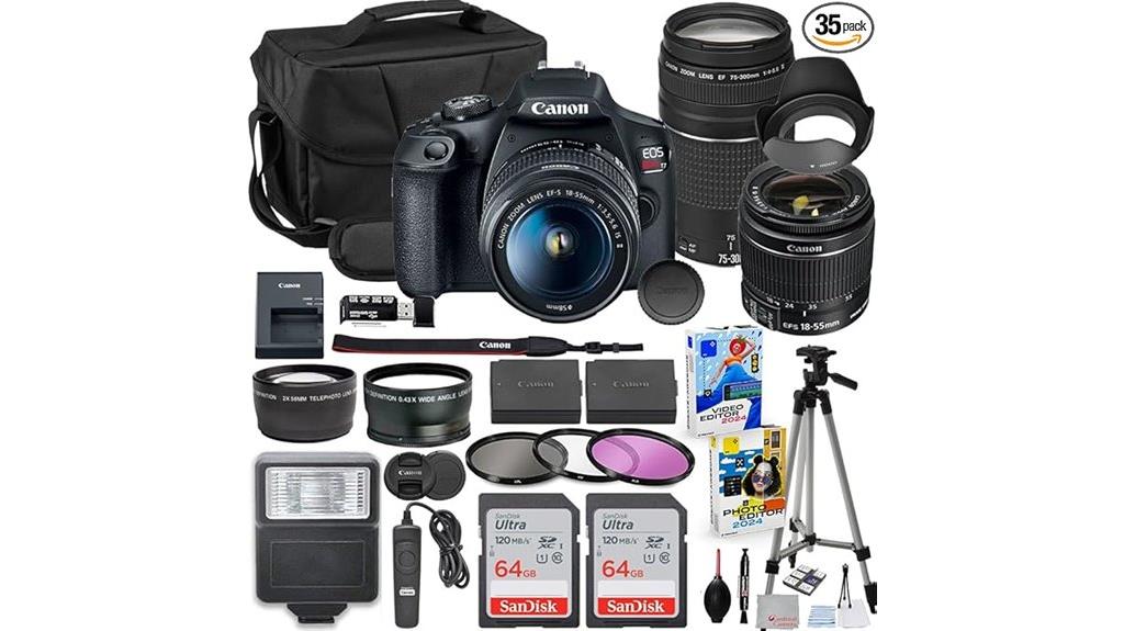 canon dslr camera bundle