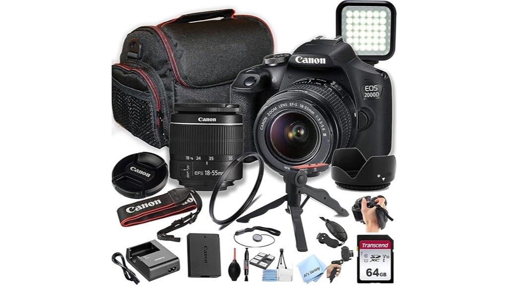 canon eos 2000d bundle
