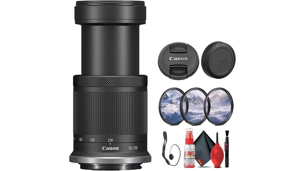 canon lens with accessories
