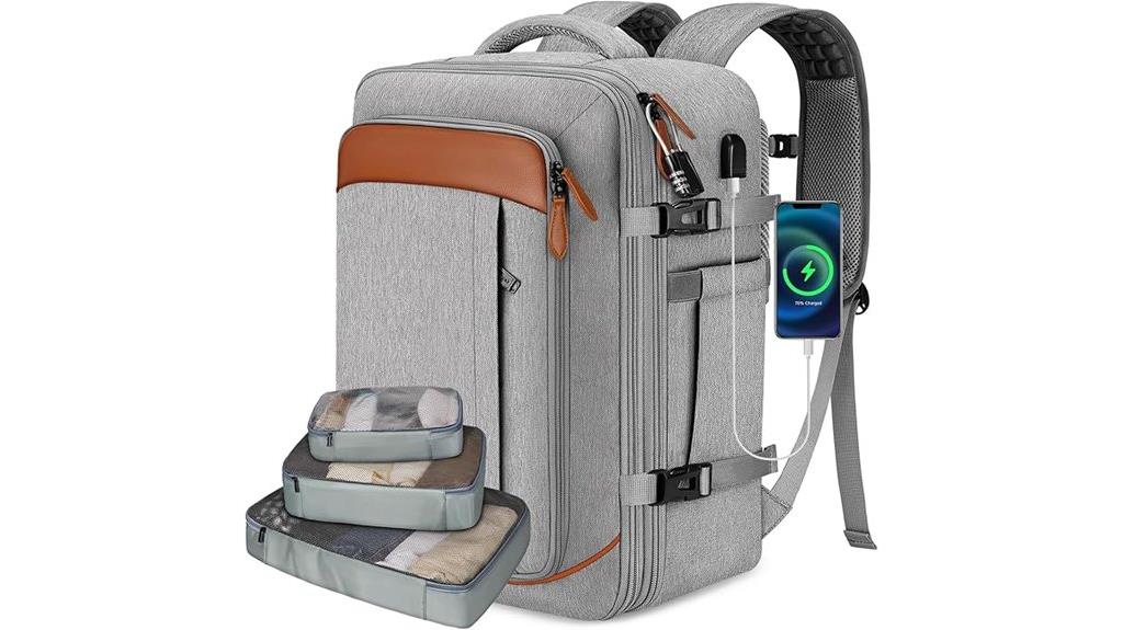 carry on backpack with cubes