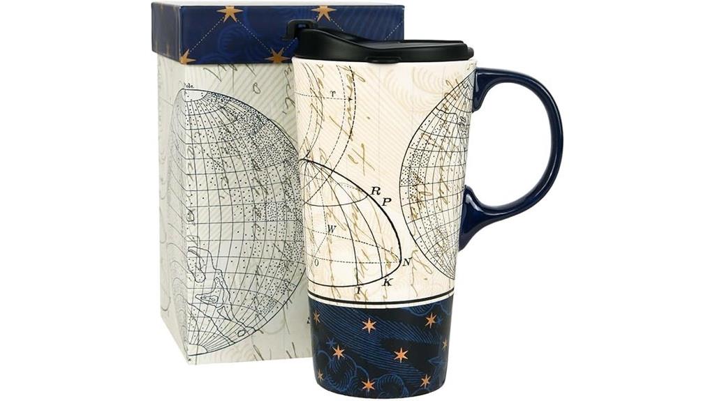 ceramic 17 oz travel mug