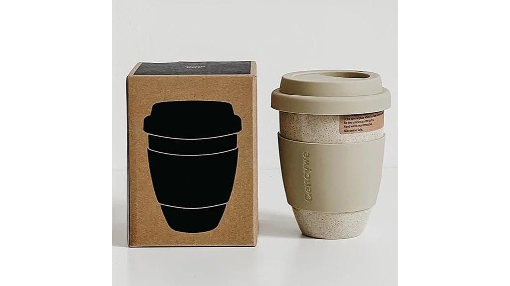 ceramic portable coffee mug