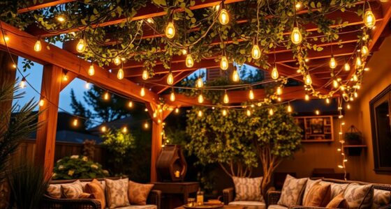 charming boho outdoor lighting