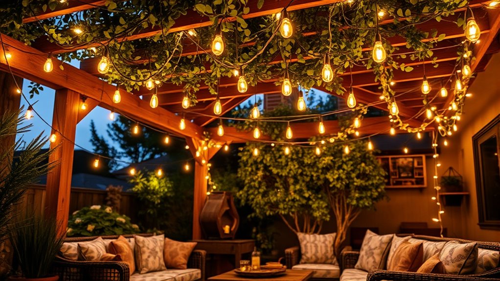 charming boho outdoor lighting