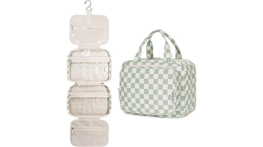 checkered women s travel bag