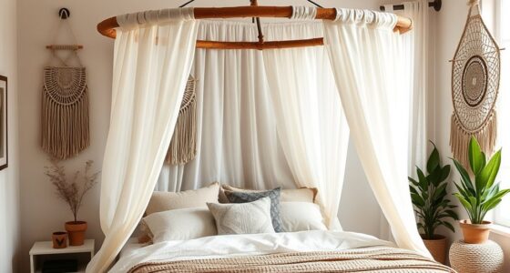 chic boho bed canopies