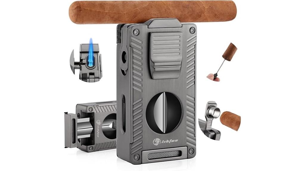 cigar torch lighter combo