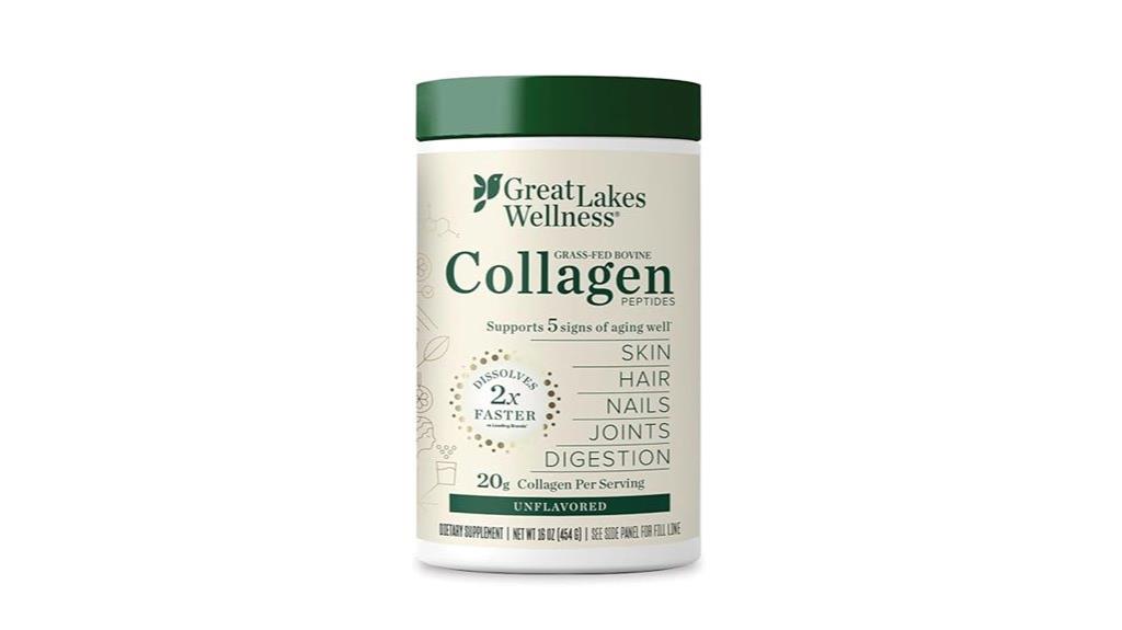collagen powder 16oz container