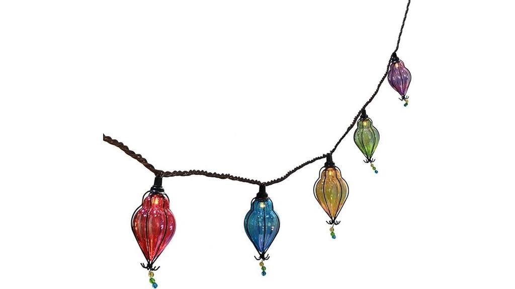 colorful bulb string lights