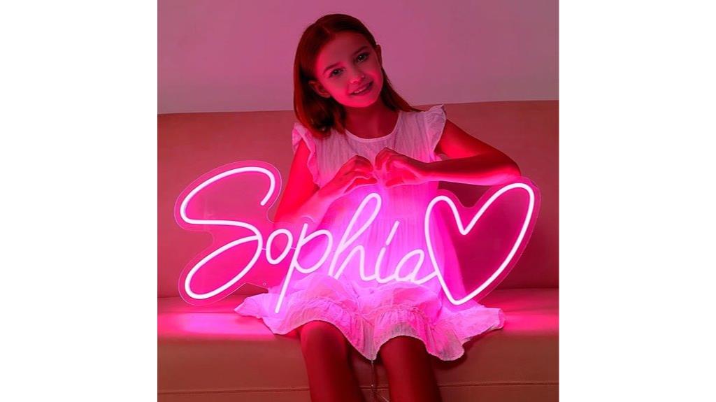 colorful neon sign kit