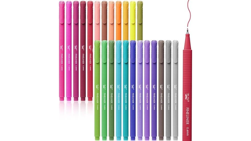 colorful pen set