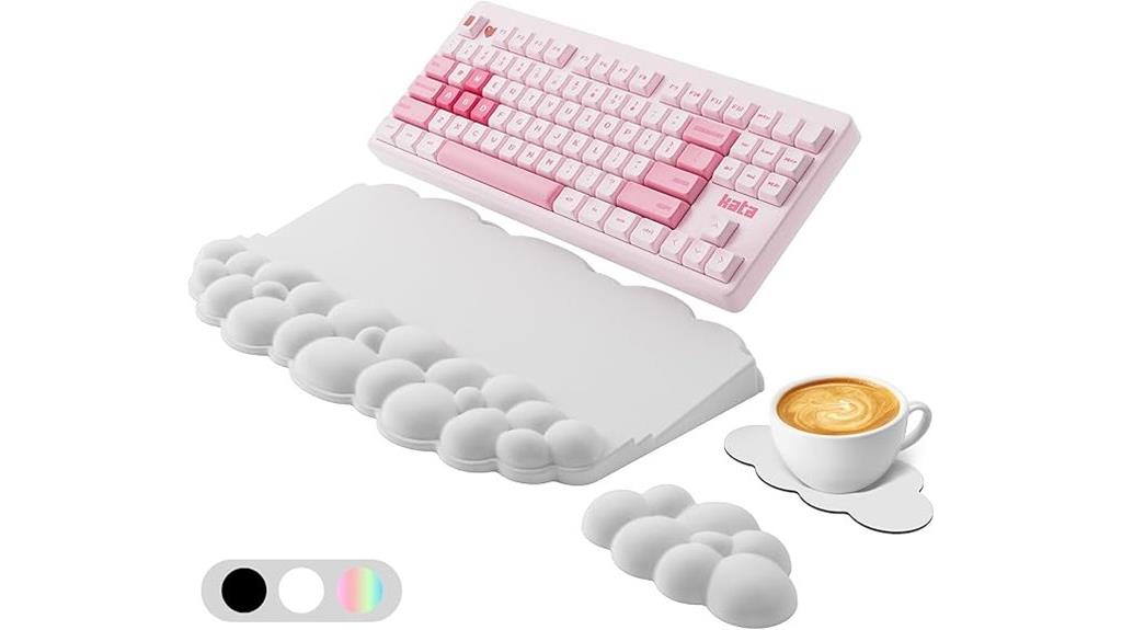 comfortable keyboard and mouse support