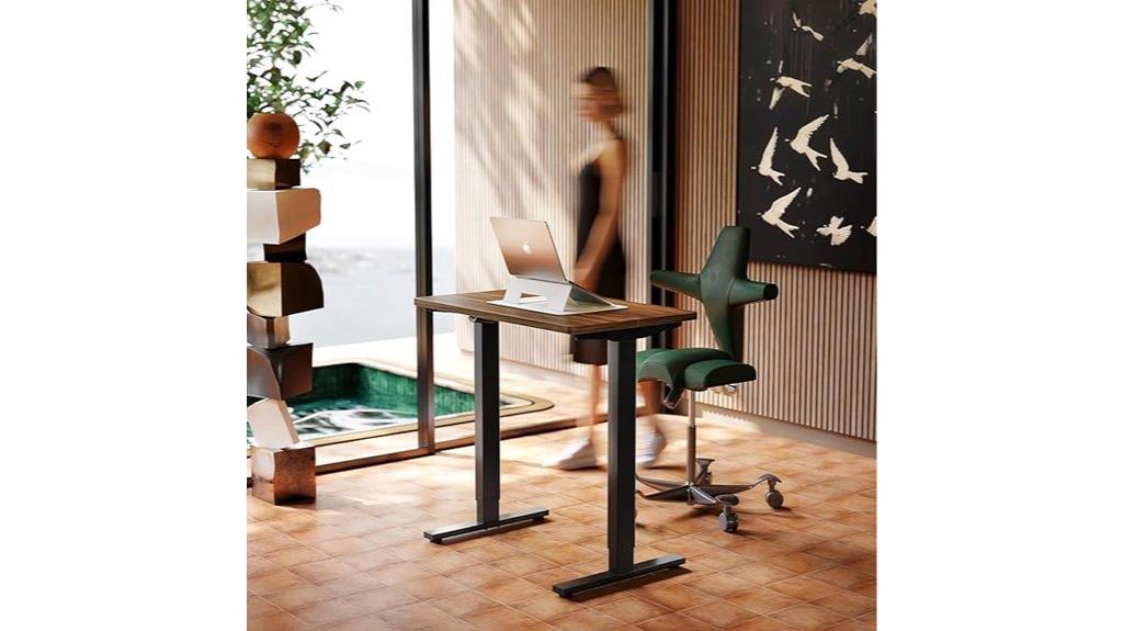 compact adjustable electric desk