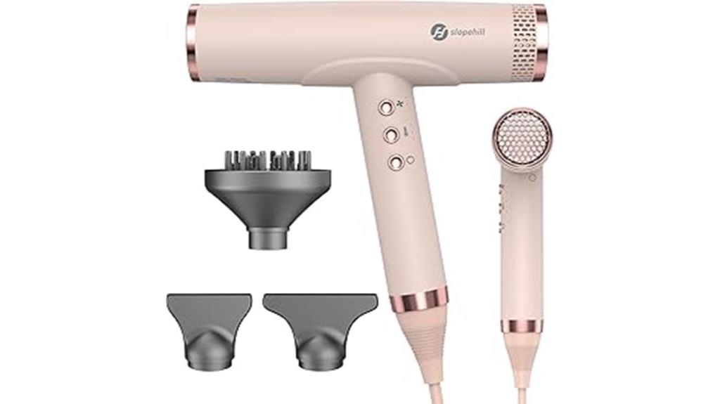 compact high speed hair dryer