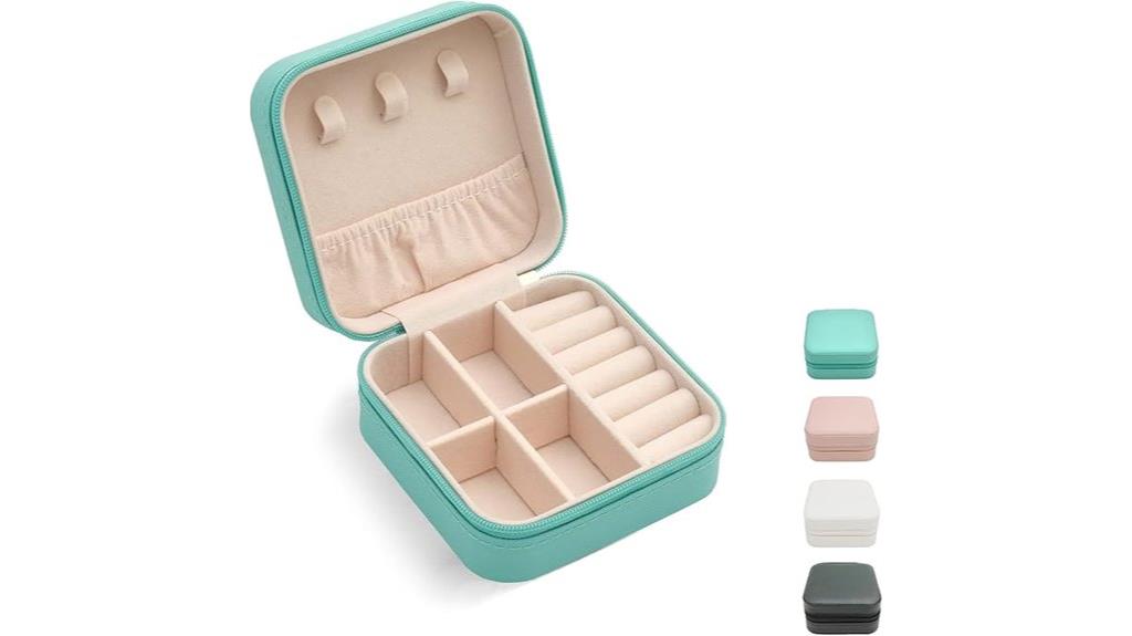 compact jewelry travel organizer