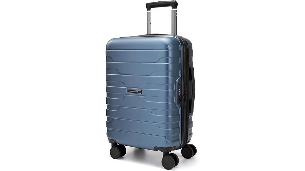 compact luggage with tsa lock