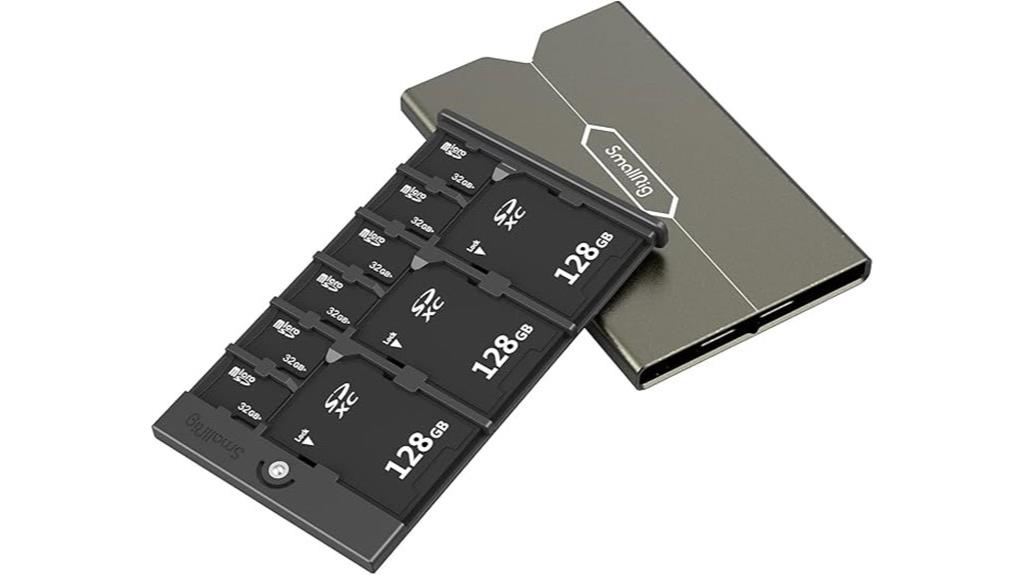 compact memory card storage