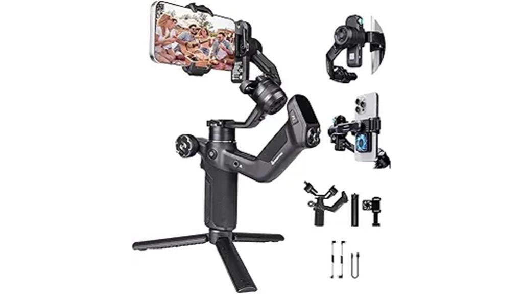 compact smartphone gimbal stabilizer