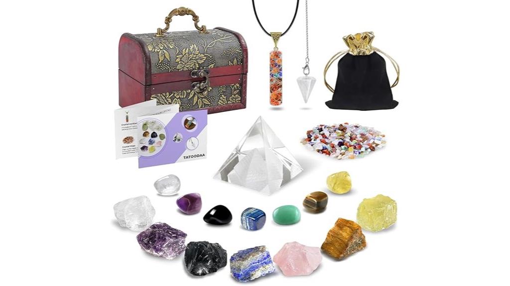 complete chakra crystal stone set
