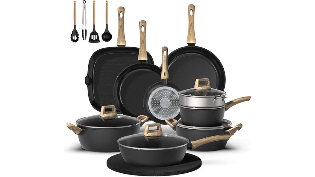 complete non stick kitchen set