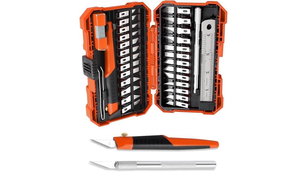 complete woodworking knife set