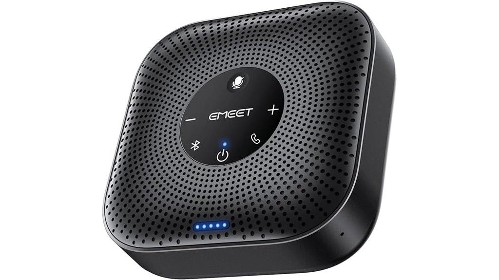 conference speakerphone with four microphones