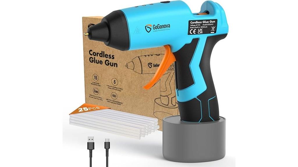 cordless glue gun set