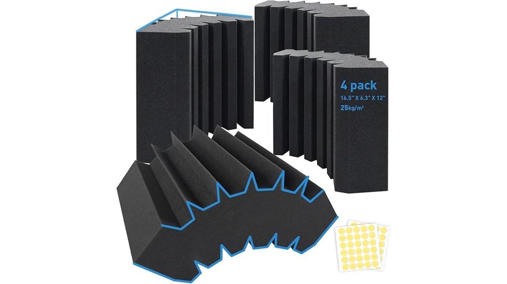 curved acoustic foam pack