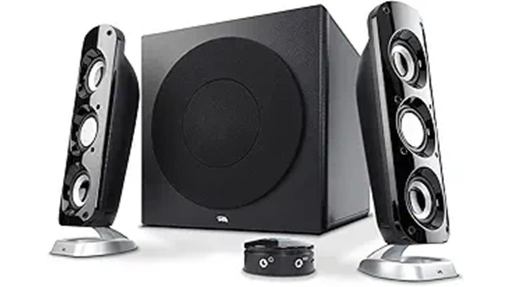 cyber acoustics 2 1 speakers
