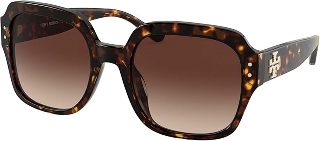 dark tortoise square sunglasses