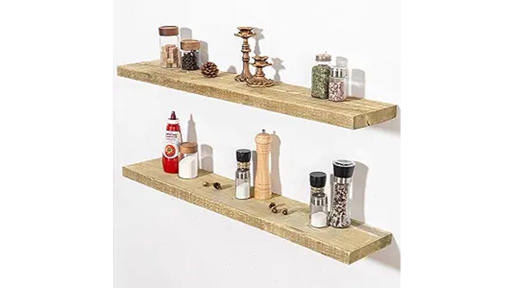 decorative wall floating shelves