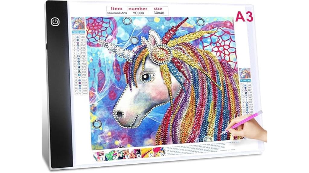 diamond art light board