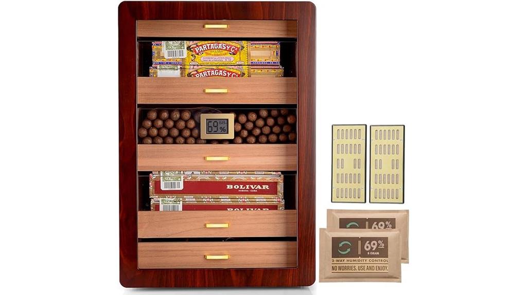 digital cigar storage drawers