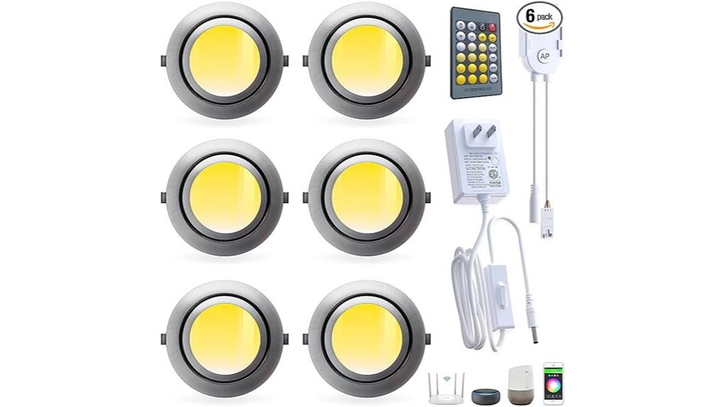 dimmable smart under cabinet lighting