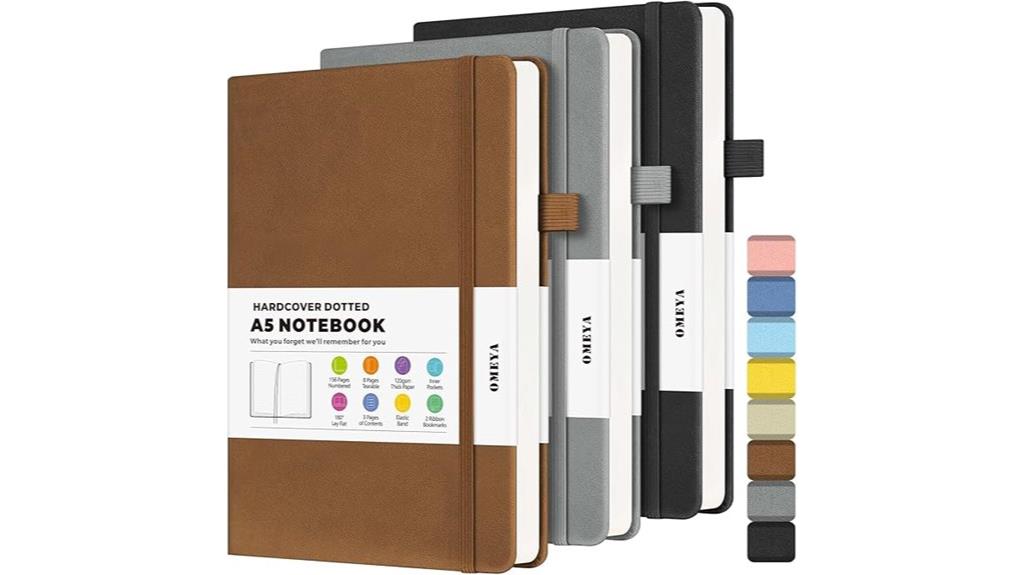 dotted a5 journal pack
