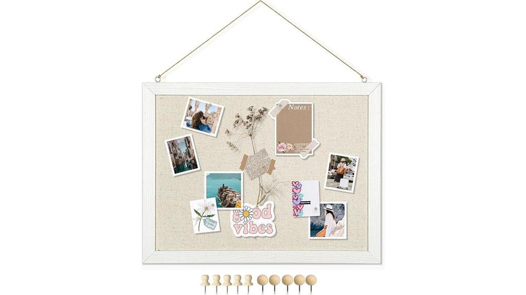 double sided cork bulletin board