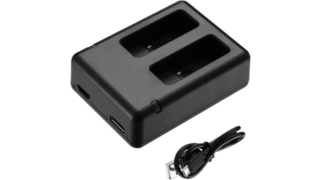 dual battery charger for gopro