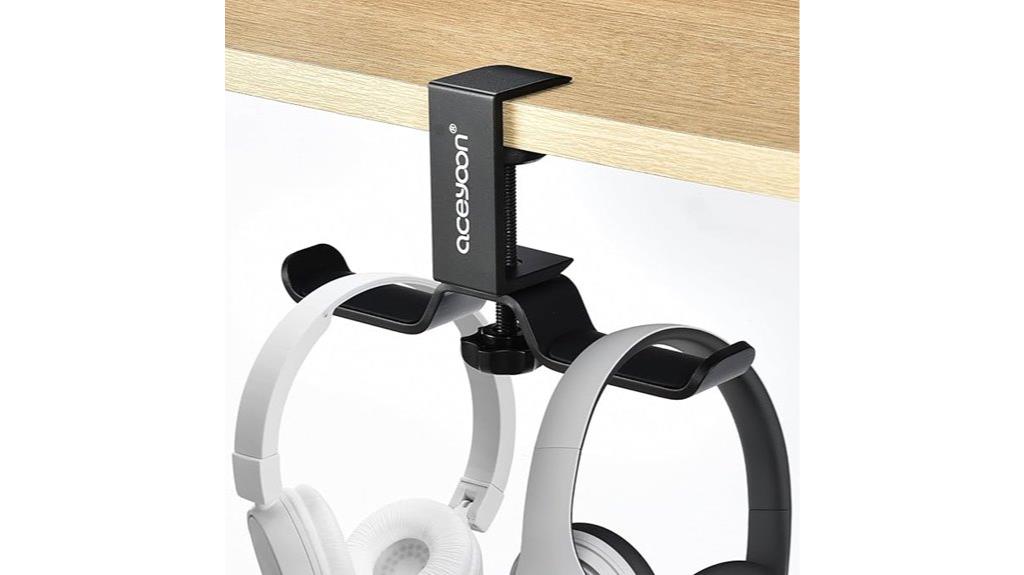 dual headset holder stand