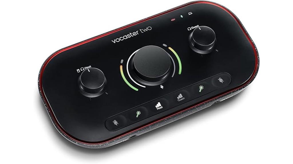 dual mic input interface