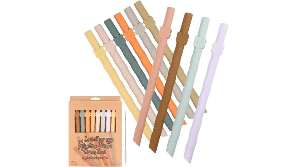 eco friendly silicone drinking straws