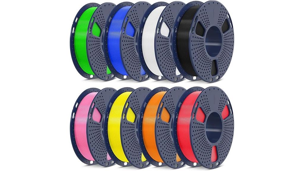 eight color petg filament