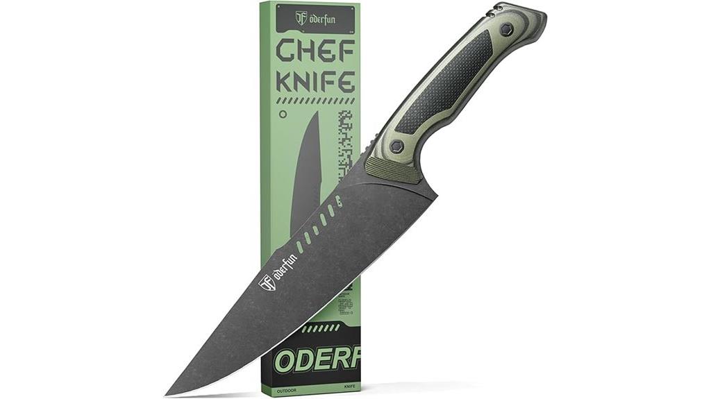 eight inch german steel knife
